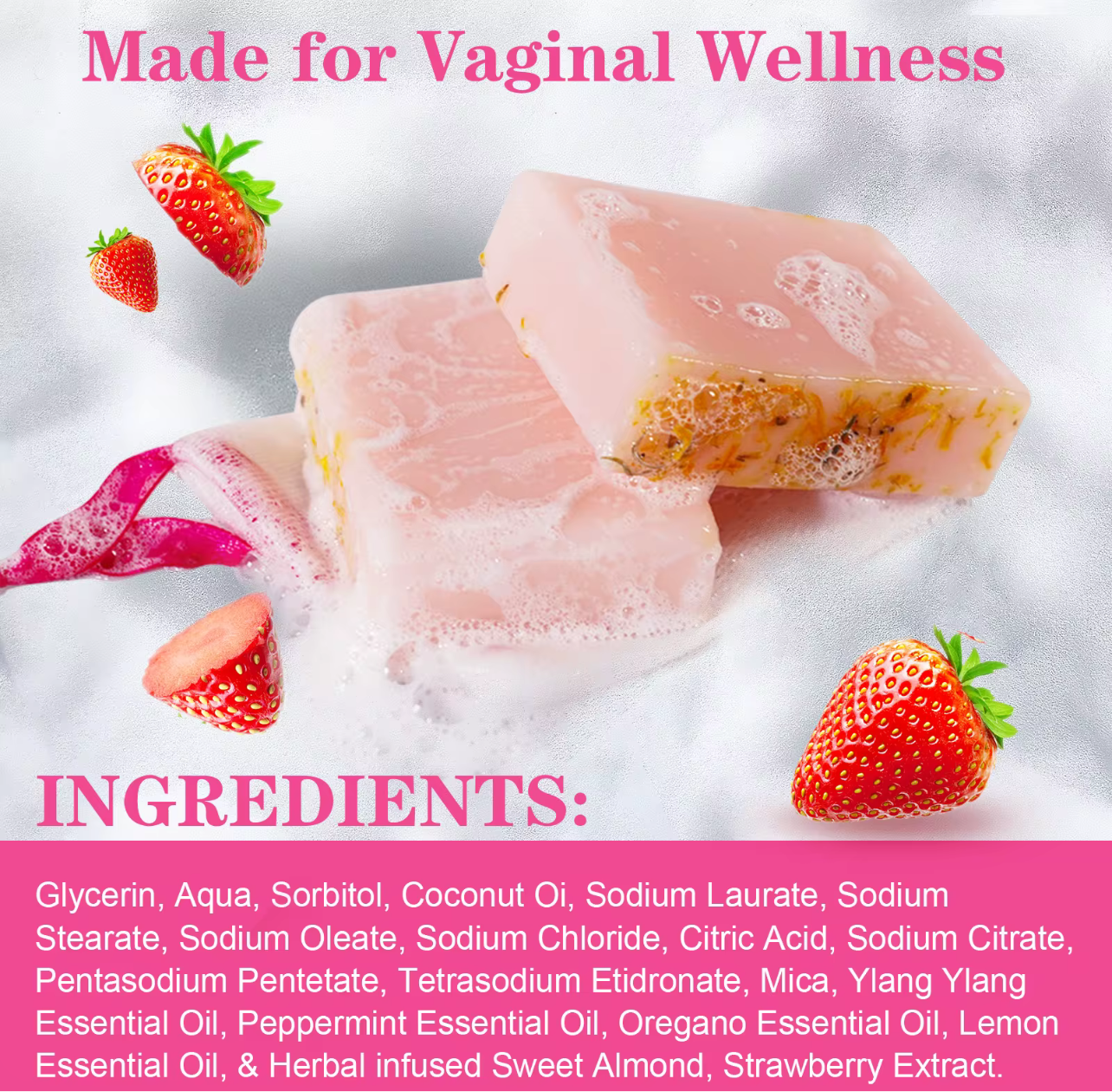 Pink Yoni Soap Bar